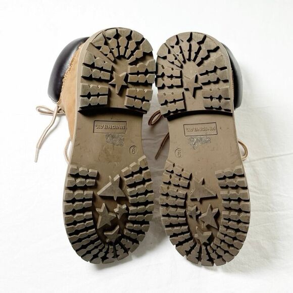 Unionbay Women’s Wheat Faux Suede Macon Lace Up Winter Boots Size 9 - Picture 6 of 6